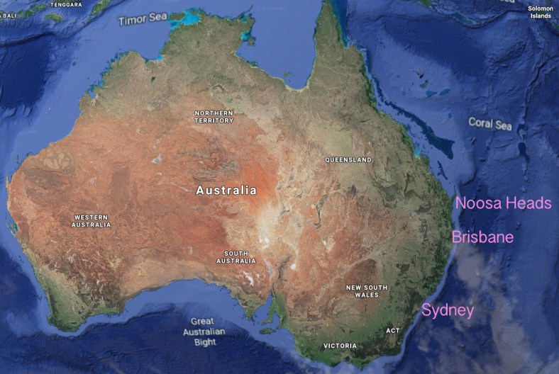 australia map